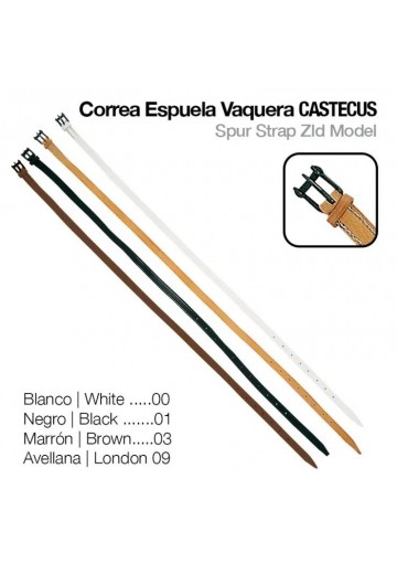 CORREA ESPUELA VAQUERA CUERO CASTECUS