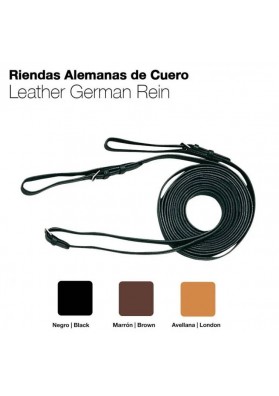 RIENDAS ALEMANAS CUERO 456