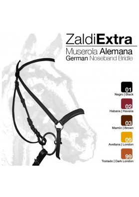 CABEZADA ZALDI EXTRA 206 MUSEROLA ALEMANA