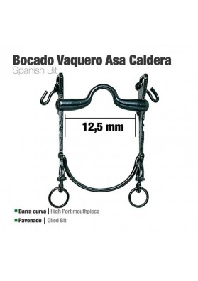 BOCADO VAQUERO B/CURVA ASA CALDERA 12.5cm