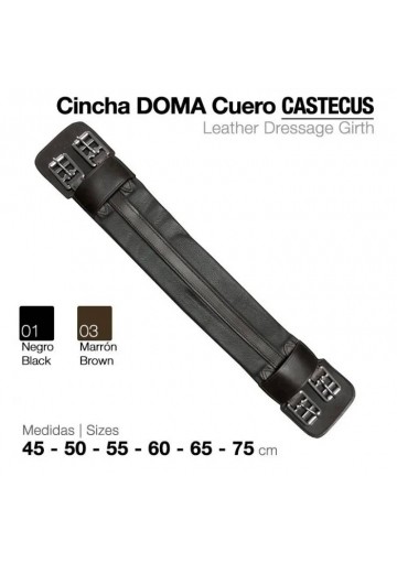 CINCHA DOMA CUERO CASTECUS