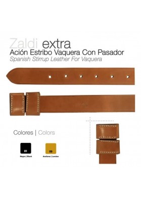 ACIÓN ESTRIBO VAQUERA ZALDI EXTRA PASADOR