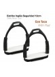ESTRIBO INGLÉS SEGURIDAD A02 NEGRO 12cm