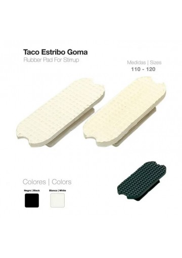 TACO ESTRIBO GOMA 21108R PAR