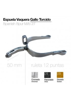 ESPUELA VAQUERA MB27 GALLO TORCIDO