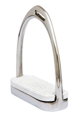 ESTRIBO INGLES SEFTON COMPENSADO SIMPLE INOXIDABLE CON TACO (PAR)