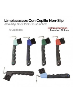 LIMPIACASCOS CON CEPILLO NON-SLIP 637 6uds