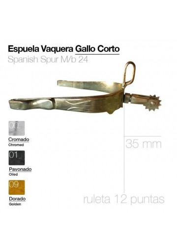 ESPUELA VAQUERA MB24 GALLO CORTO