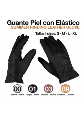 GUANTE PIEL CON ELÁSTICO 411003