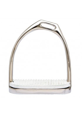 ESTRIBO INGLES SEFTON COMPENSADO DOBLE INOXIDABLE CON TACO (PAR)