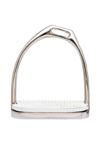 ESTRIBO INGLES SEFTON COMPENSADO DOBLE INOXIDABLE CON TACO (PAR)