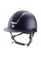 CASCO CON VISERA ANCHA CON PERFILES DE COLOR ORO ROSA