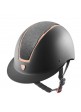 CASCO CON VISERA ANCHA CON PERFILES DE COLOR ORO ROSA