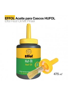 EFFOL ACEITE PARA CASCOS HUFOL CON BROCHA 475ml