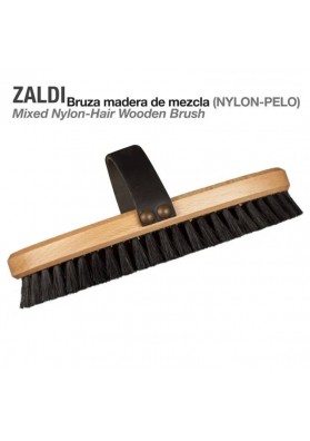 BRUZA ZALDI MADERA DE MEZCLA (Nylon-Pelo)