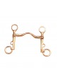 Bocado Polo S/Araclanes 9 Dorado Emb Movible