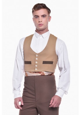 Chaqueta+chaleco combinado cuadrito lycra