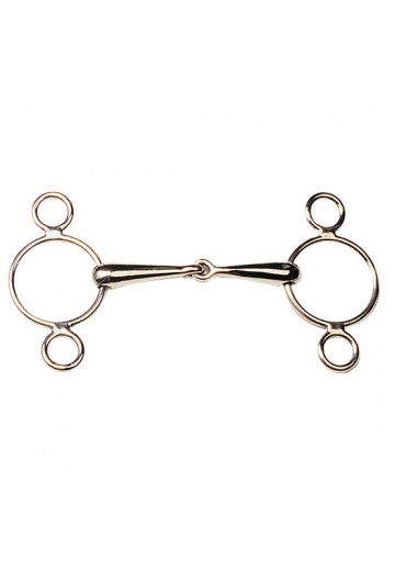 Bocado Pessoa Embocadura Articulado Corto Inox.