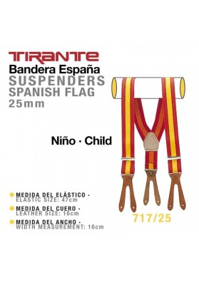 TIRANTE BANDERA ESPAÑA NIÑO 717/25