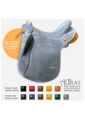 SILLA ZALDI CAMPERA ALTRAS DE CUERO con TM