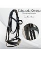 CABEZADA PARA FILETE OMEGA CON RIENDAS AGUJETEADAS