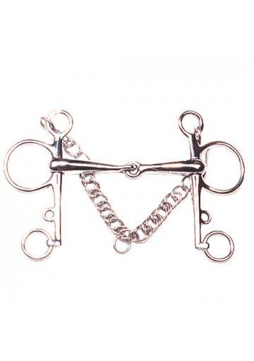 Bocado Pelham Articulado Inox.