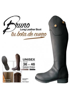 BOTA MONTAR CUERO BRUNO