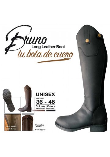 BOTA MONTAR CUERO BRUNO