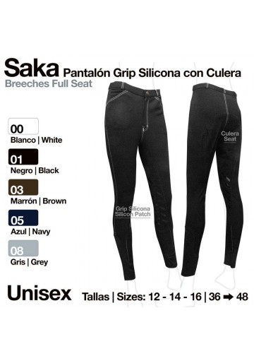 Pantalón Grip Silicona Saka Culera