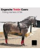 ENGANCHE TROTÓN CUERO NEGRO