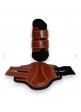 Protector delantero de cuero con neopreno