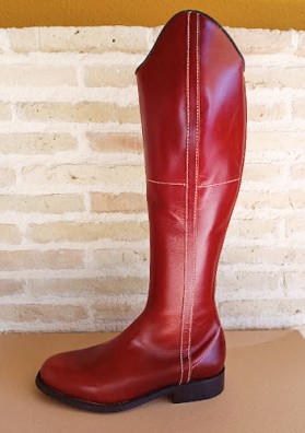 BOTO HIPICO VAQUETA CREMALLERA MODELO 260-01N