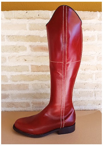 BOTO HIPICO VAQUETA CREMALLERA MODELO 260-01N