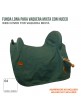 FUNDA LONA PARA VAQUERA MIXTA CON HUECO VERDE