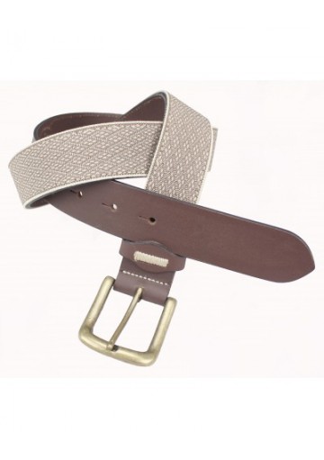 Cinturón Caballero Beige Talla : 50/105