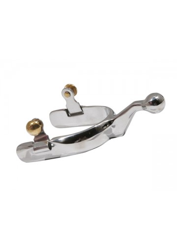 Espuela Tejana En Acero Inox 3/4"West.Gocc. 1-1/2