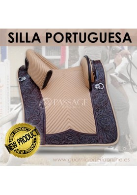 SILLA PORTUGUESA AZSH789 BEIG/MARRÓN