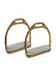 ESTRIBO DORADO CON TACO 12 CM