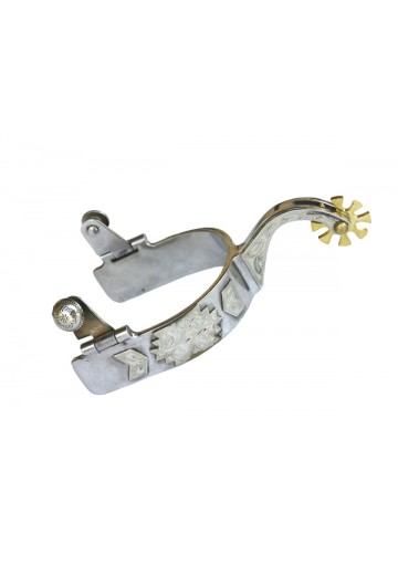 Espuela Tejana Para "Roping", Acero Inox