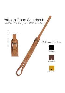BATICOLA CUERO CON HEBILLA CASTECUS 414SP