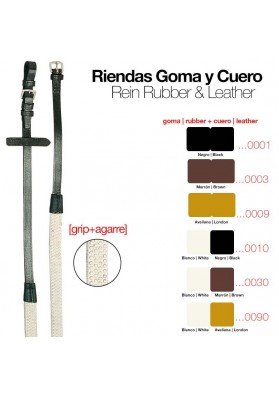 RIENDAS GOMA CUERO 312