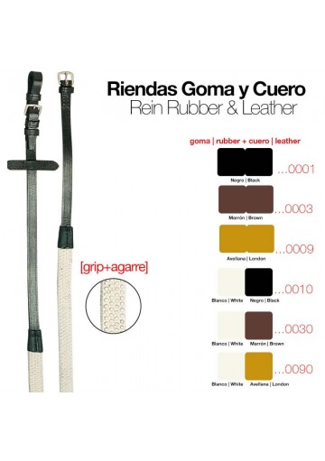 RIENDAS GOMA CUERO 312