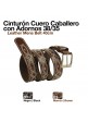 CINTURÓN CUERO CABALLERO C/ADORNOS 38/35
