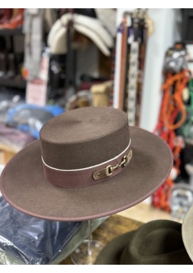 SOMBRERO FIELTRO LANA EXTRA NDJ ADORNO FILETE