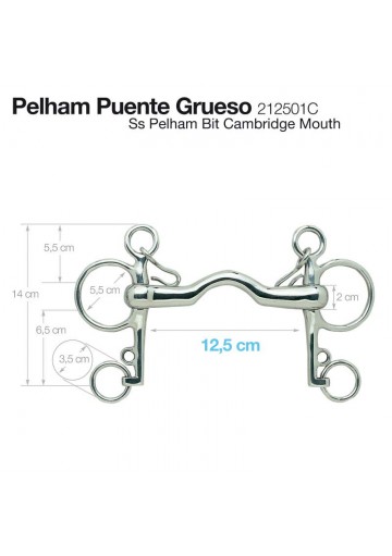 BOCADO PELHAM PUENTE GRUESO 212501C