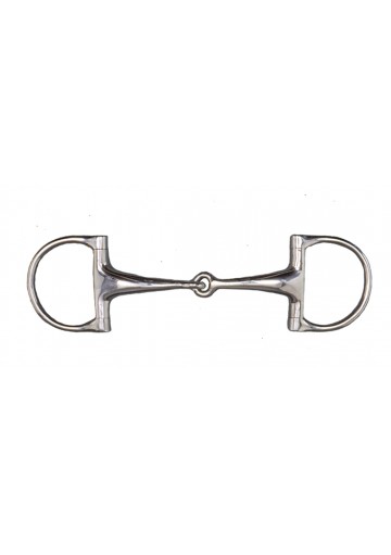 Filete "D" Partido Embocatura Gruesa, Acero Inox