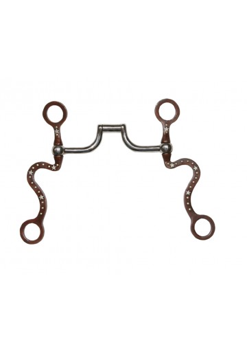 Bocado Brad Ren´S En Acero Oscurecido Marron,