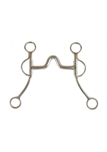 Bocado Bradren´S En Acero Inox Con Puente