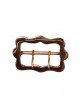 Hebilla Collar Ganado Rectangular Ad.Laton