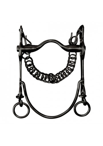 Bocado Vaquero Pavonado Eco.Embocadura Suave Barra Curva